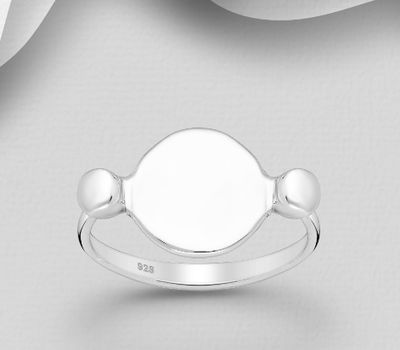 925 Sterling Silver Engravable Ring