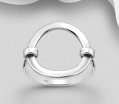 925 Sterling Silver Circle Ring