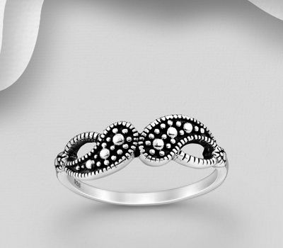 925 Sterling Silver Oxidized Ring