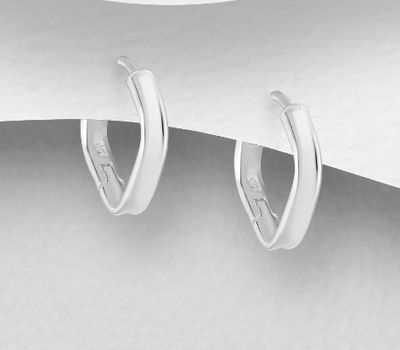 925 Sterling Silver Hoop Earrings