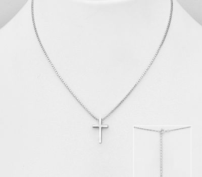 925 Sterling Silver Cross Necklace