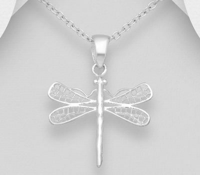 925 Sterling Silver Dragonfly Pendant