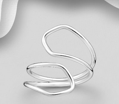 925 Sterling Silver Adjustable Ring