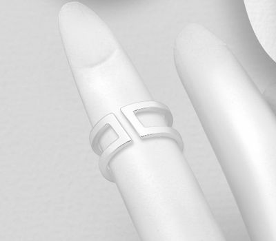 925 Sterling Silver Adjustable Ring