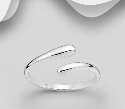 925 Sterling Silver Adjustable Ring