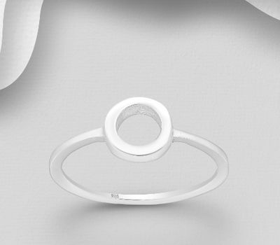 925 Sterling Silver Circle Ring