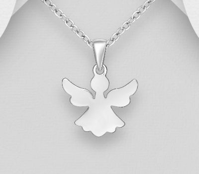 925 Sterling Silver Angel Pendant