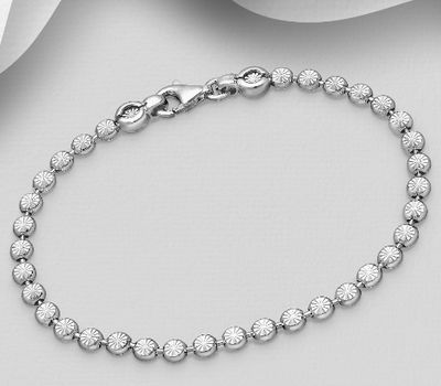 ITALIAN DELIGHT - 925 Sterling Silver Bracelet, 3.3 mm Wide, Made in Italy