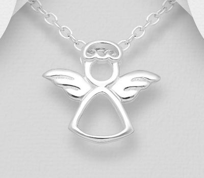 925 Sterling Silver Angel Pendant