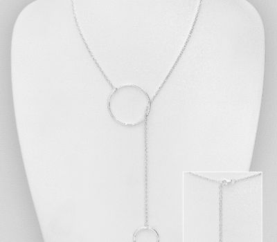 925 Sterling Silver Circle Necklace