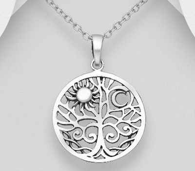 925 Sterling Silver Tree Of Life Pendant