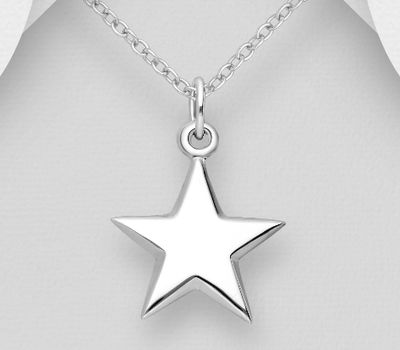 925 Sterling Silver Star Pendant