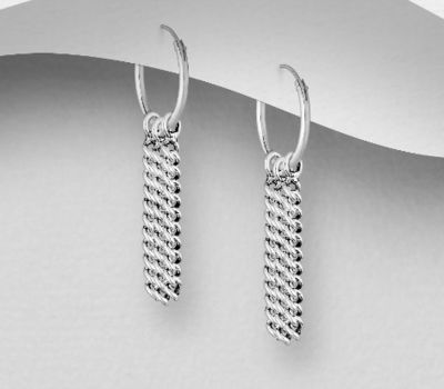 925 Sterling Silver Hoop Earrings