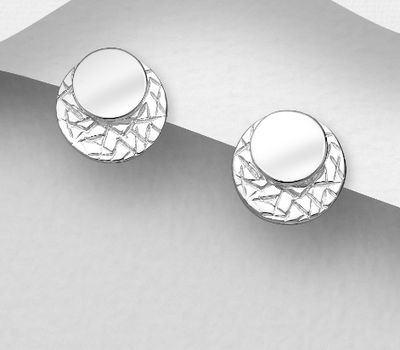 925 Sterling Silver Push-Back Earrings