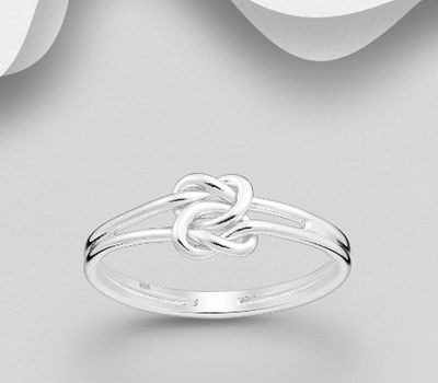 925 Sterling Silver Knot Ring