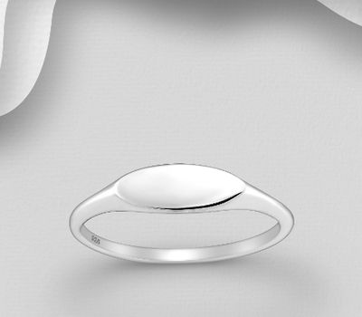 925 Sterling Silver Engravable Ring