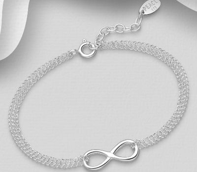 925 Sterling Silver Infinity 