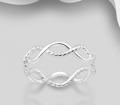 925 Sterling Silver Infinity Ring