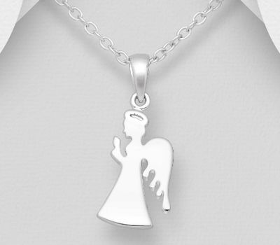 925 Sterling Silver Angel Pendant