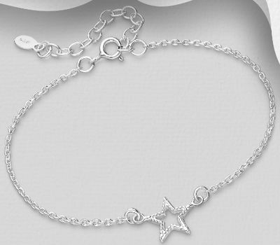 925 Sterling Silver Star Bracelet