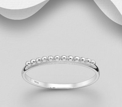 925 Sterling Silver Ball Ring