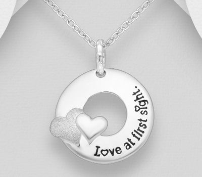 925 Sterling Silver Heart 