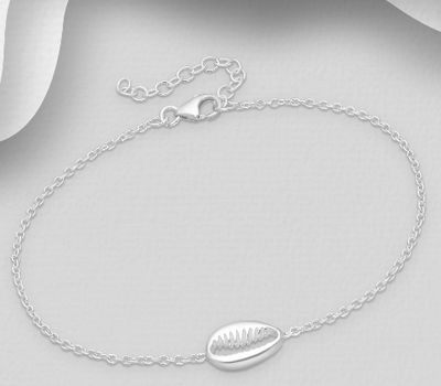 925 Sterling Silver Shell Bracelet