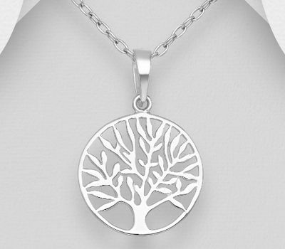 925 Sterling Silver Tree of Life Pendant