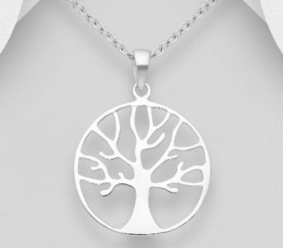 925 Sterling Silver Tree Of Life Pendant