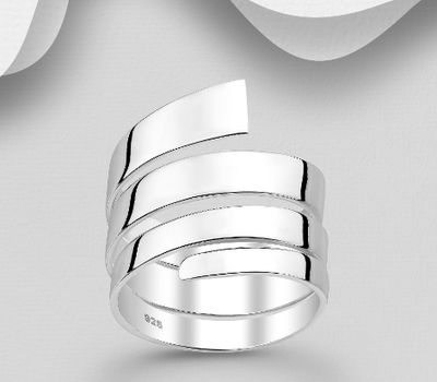 925 Sterling Silver Wrap Ring