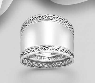 925 Sterling Silver Oxidized Ring