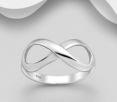 925 Sterling Silver Infinity Ring