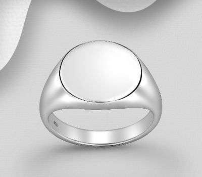 925 Sterling Silver Engravable Ring