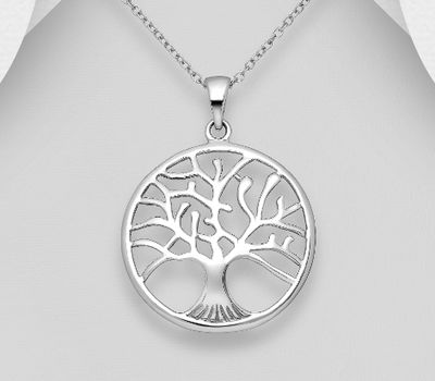 925 Sterling Silver Tree of Life Pendant