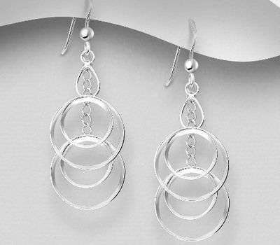 925 Sterling Silver Hook Earrings