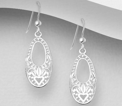 925 Sterling Silver Hook Earrings