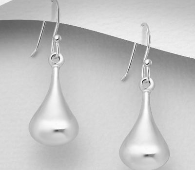 925 Sterling Silver Dangle Droplet Earrings