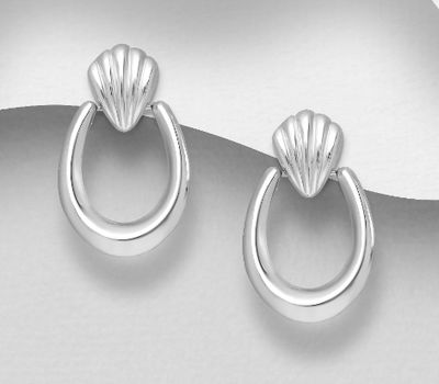 925 Sterling Silver Push-Back Earrings