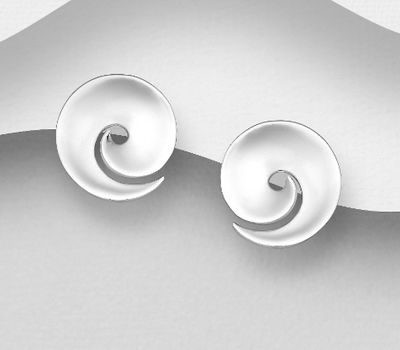 925 Sterling Silver Push-Back Earrings