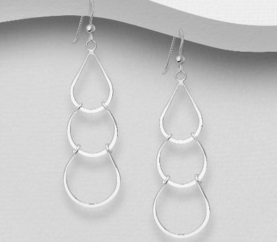 925 Sterling Silver Hook Earrings