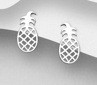 925 Sterling Silver Pineapple Earrings