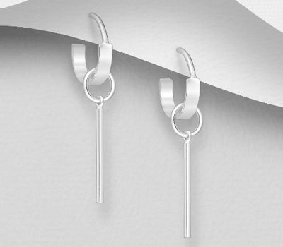 925 Sterling Silver Push-Back Earrings