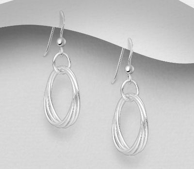 925 Sterling Silver Hook Earrings