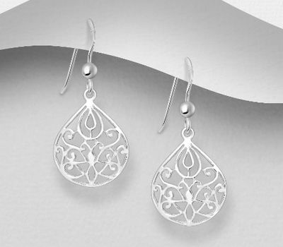 925 Sterling Silver Hook Earrings