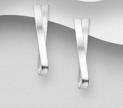 925 Sterling Silver Push-Back Earrings