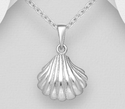 925 Sterling Silver Shell Pendant