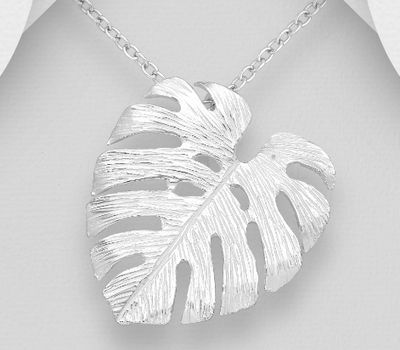 925 Sterling Silver Leaf Pendant