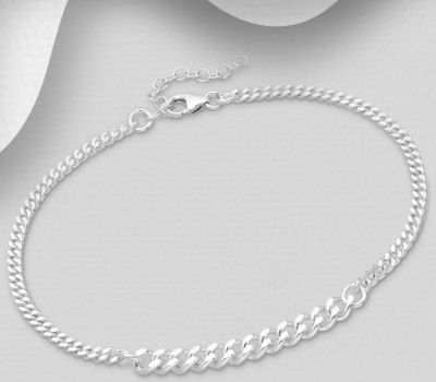 925 Sterling Silver Curb Bracelet