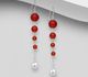 925 Sterling Silver Ball Hook Earrings, Beaded with Various Gemstones