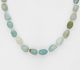 925 Sterling Silver Necklace, Beaded with Various Gemstone Beads